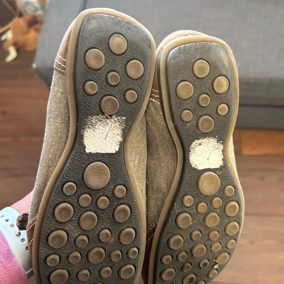 BKE Women's Early 2000s Mary Jane Flats, Boho Neutral Ballet Shoes Size 7 - Picture 7 of 7